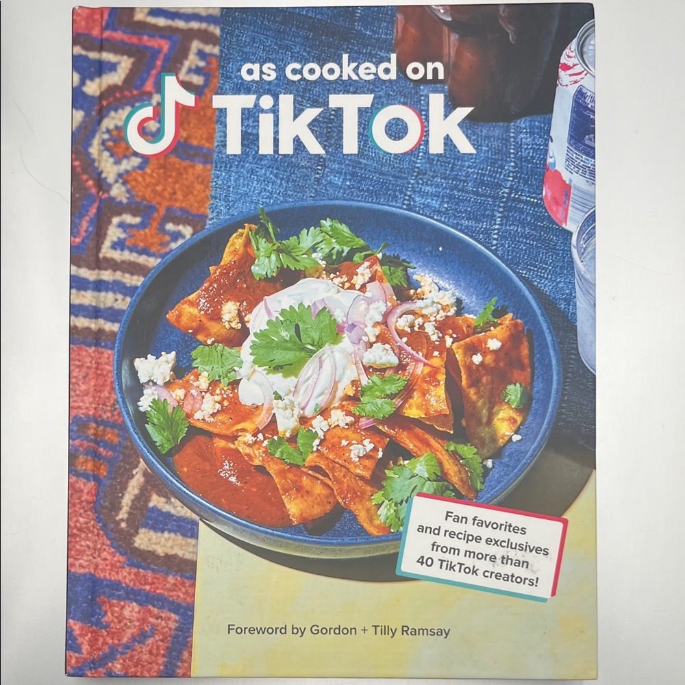 TikTok Recipe Cookbook- new hardcover